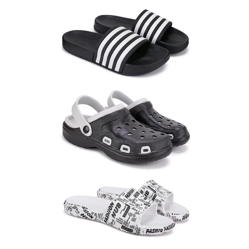 Lightweight Classic Slider || Sandals with Clogs for Men-Combo-COMBO(3)-3024-3018-3104-10 -P2-picture-16