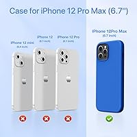Vista 408 de Miracase Funda diseñada para iPhone 13 Pro Max con protector de pantalla, [forro de microfibra suave antiarañazos], funda protectora de silicona