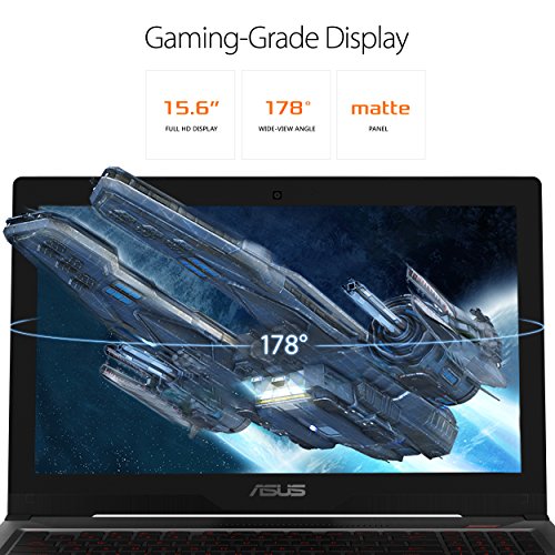 Image of Asus FX503VD Powerful Gaming Laptop 15.6 inch Full HD, Intel Core i7-7700HQ Quad-Core Processor, GeForce GTX 1050 4GB, 8GB DDR4, 128GB SSD + 1TB HDD, Windows 10 Home - FX503VD-EH73