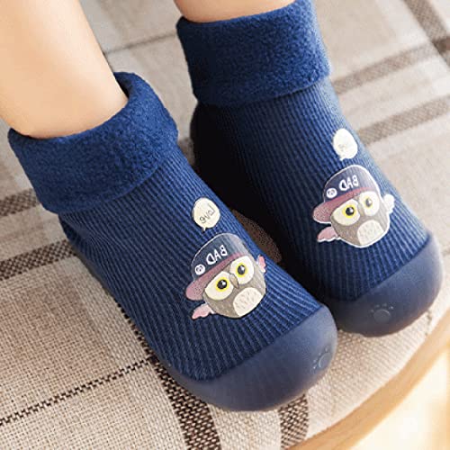 Sneakers for Boys Boys Sole Warm Socks Baby Kids Slipper Shoes Knit Soft Solid Toddler Girls Stocking Rubber Baby Shoes Lightweight Walking Shoes Baby2