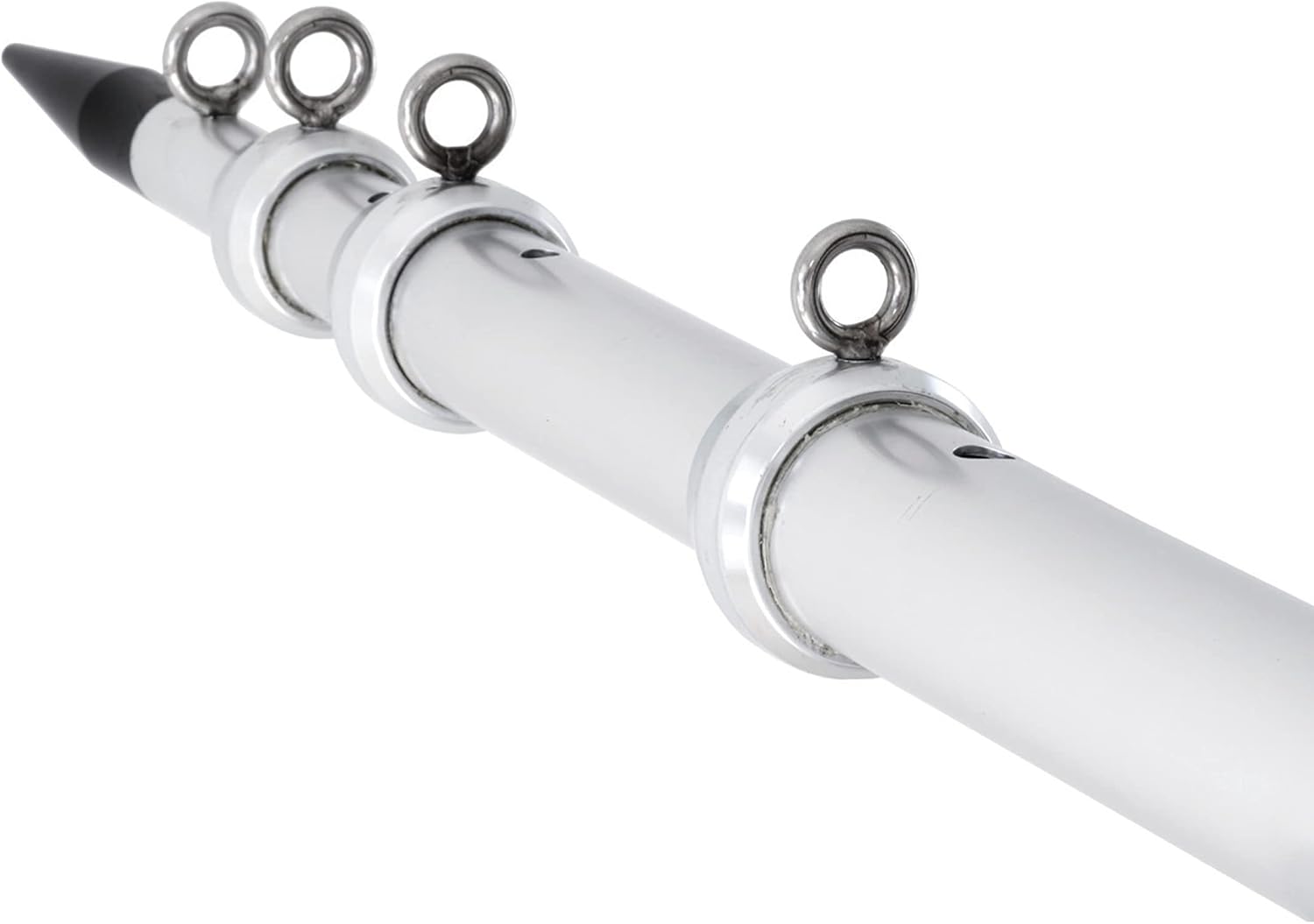 Tigress XD Telescoping Aluminum 15’ Outrigger with 1-1/8" Base OD, Ideal for Sport Fishing Boats up to 40 feet, Features Tigress XD 316 Stainless Steel for Durability