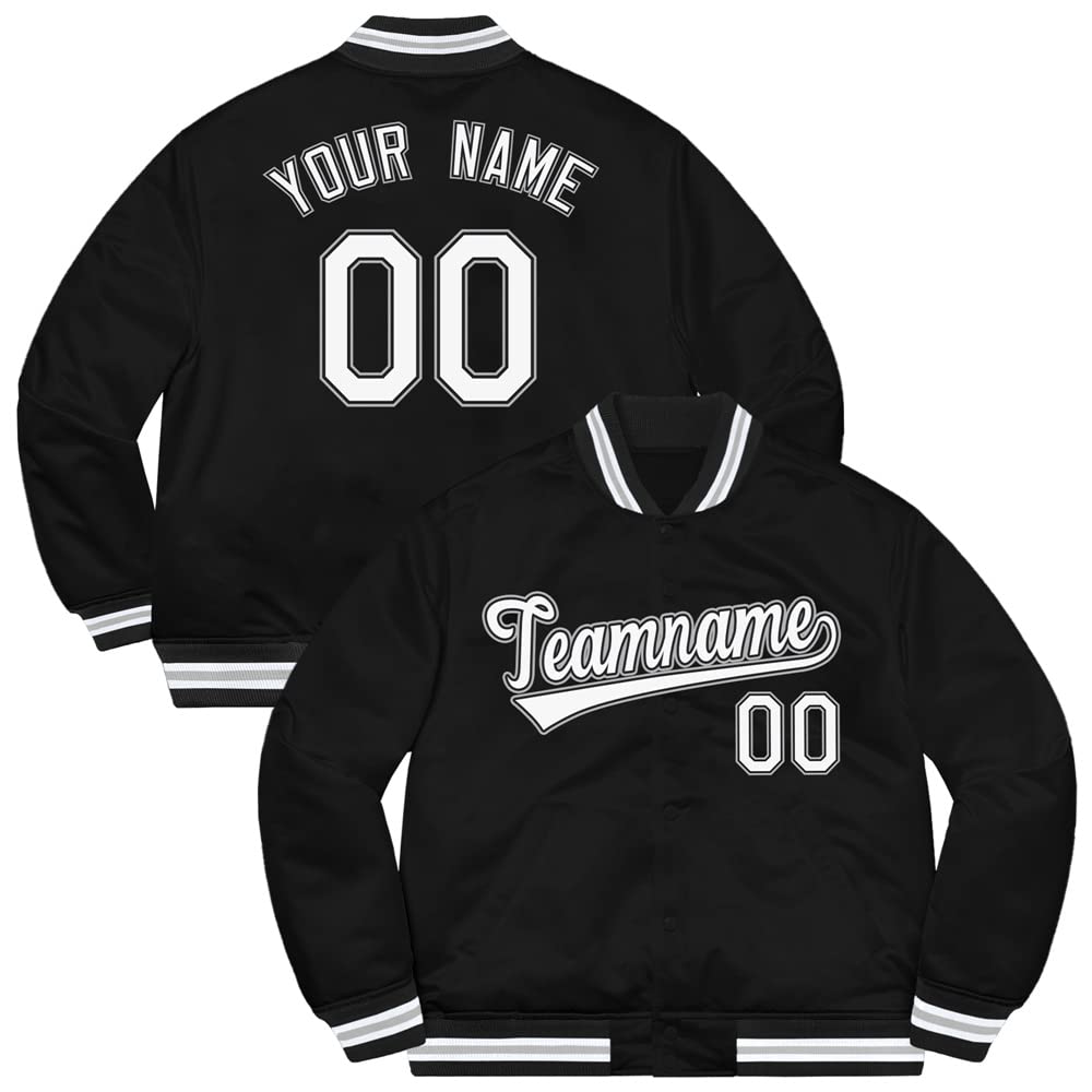 KXK Custom Men Women Youth Varsity Baseball Jacket Casual Sweatshirt Letterman Bomber Coats Personalized Letter and Number
