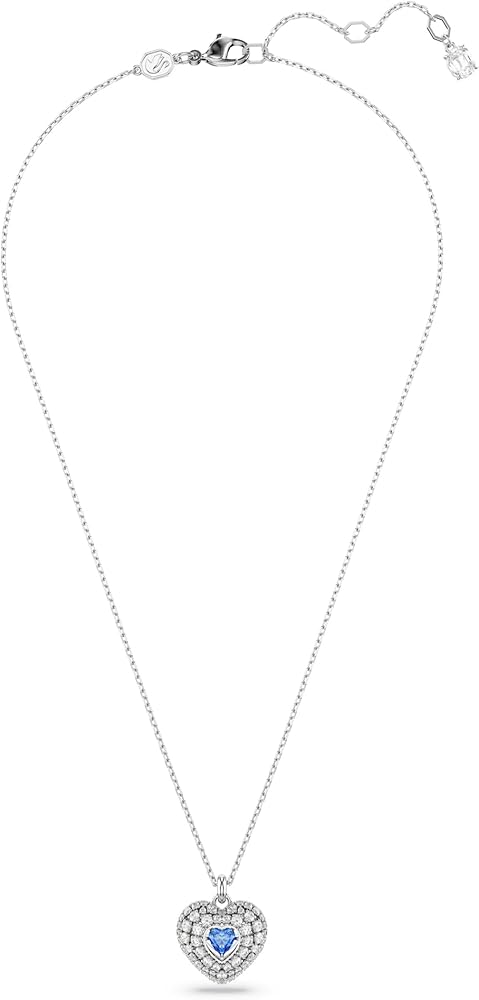 Amazon.com: Swarovski Idyllia Pendant Necklace, Heart Pendant with