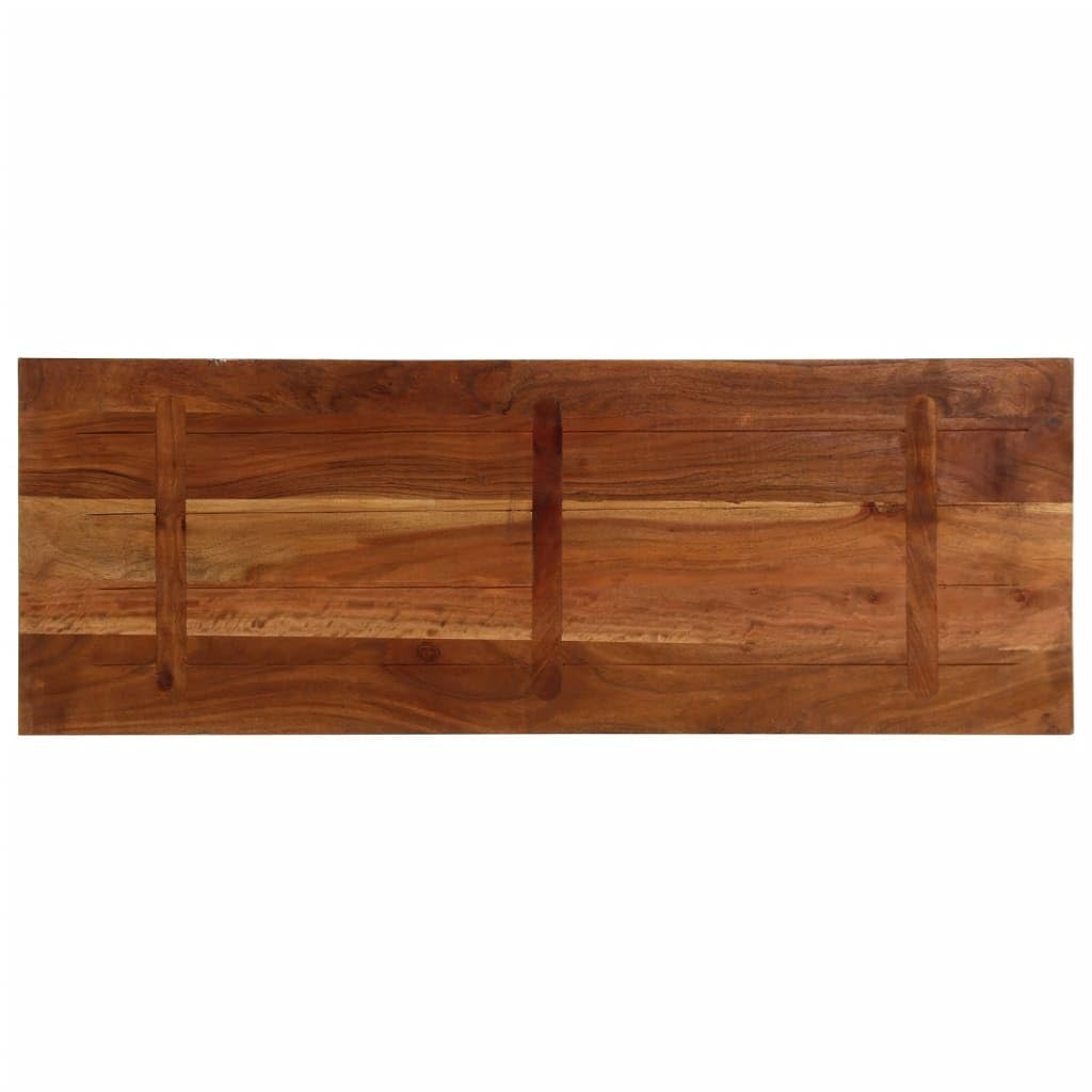 vidaXL Tablero Mesa Rectangular Madera Maciza reciclada 140x50x2,5 cm