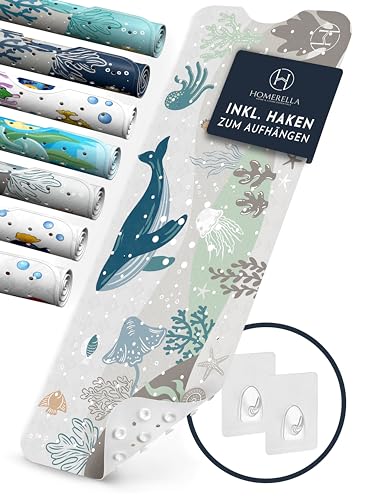 Homerella Badewannenmatte Kinder 100x40cm | Antirutschmatte Badewanne Antibakteriell | Extra...