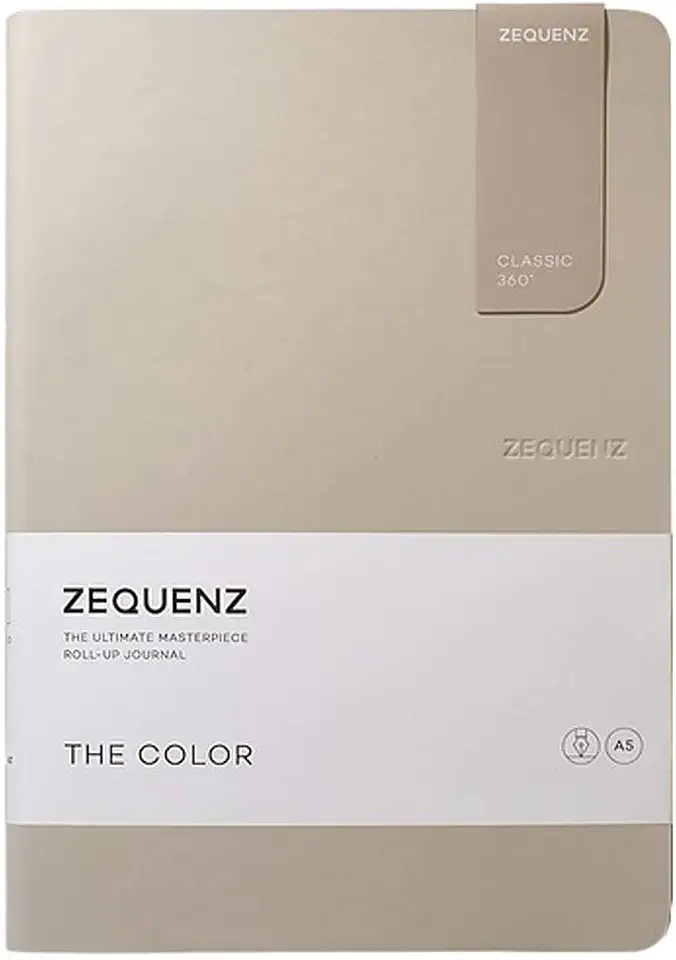 Zequenz Classic 360 The Color A5 Notebook, Dotted, Taupe