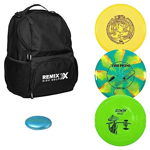 Remix Disc Golf Starter Backpack + 3-Disc Set