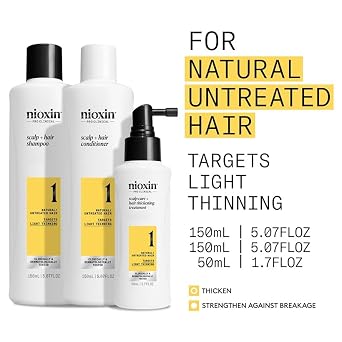 NIOXIN System Kits | Scalp + Hair Thickening | 1 Month Supply