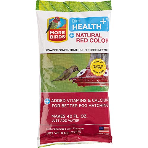 More Birds Bird Health+ Hummingbird Powder Nectar Concentrate, No