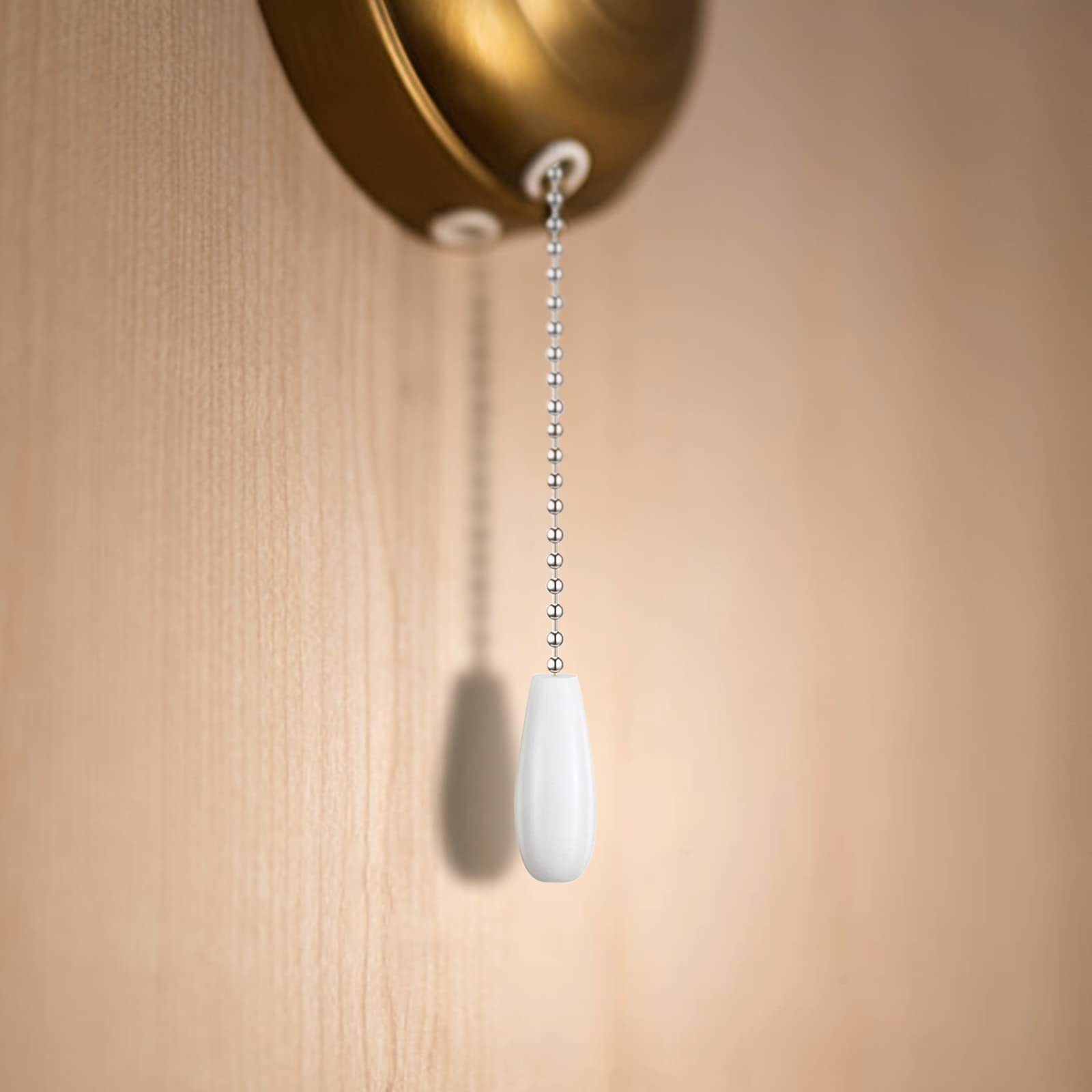 White Ceiling Fan Pull Chains - 2 Pack -5