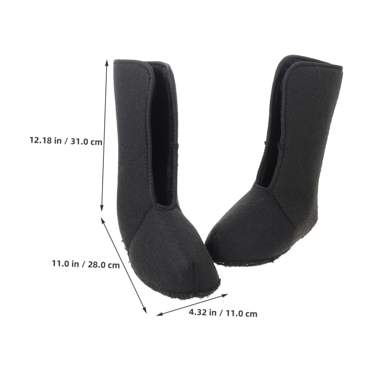 Abaodam 1pair Thermal Boot Liners for Men Insulated Comfort for Fishing Hiking Outdoor Activities Cold Weather Versatile Snow Boot Inserts