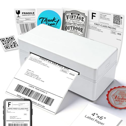 MHTMILESTONE Bluetooth Thermal Label Printer