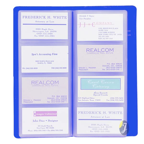 JEWETT Business Card Holder 240 Pocket Debit/Credit/Visiting/Business