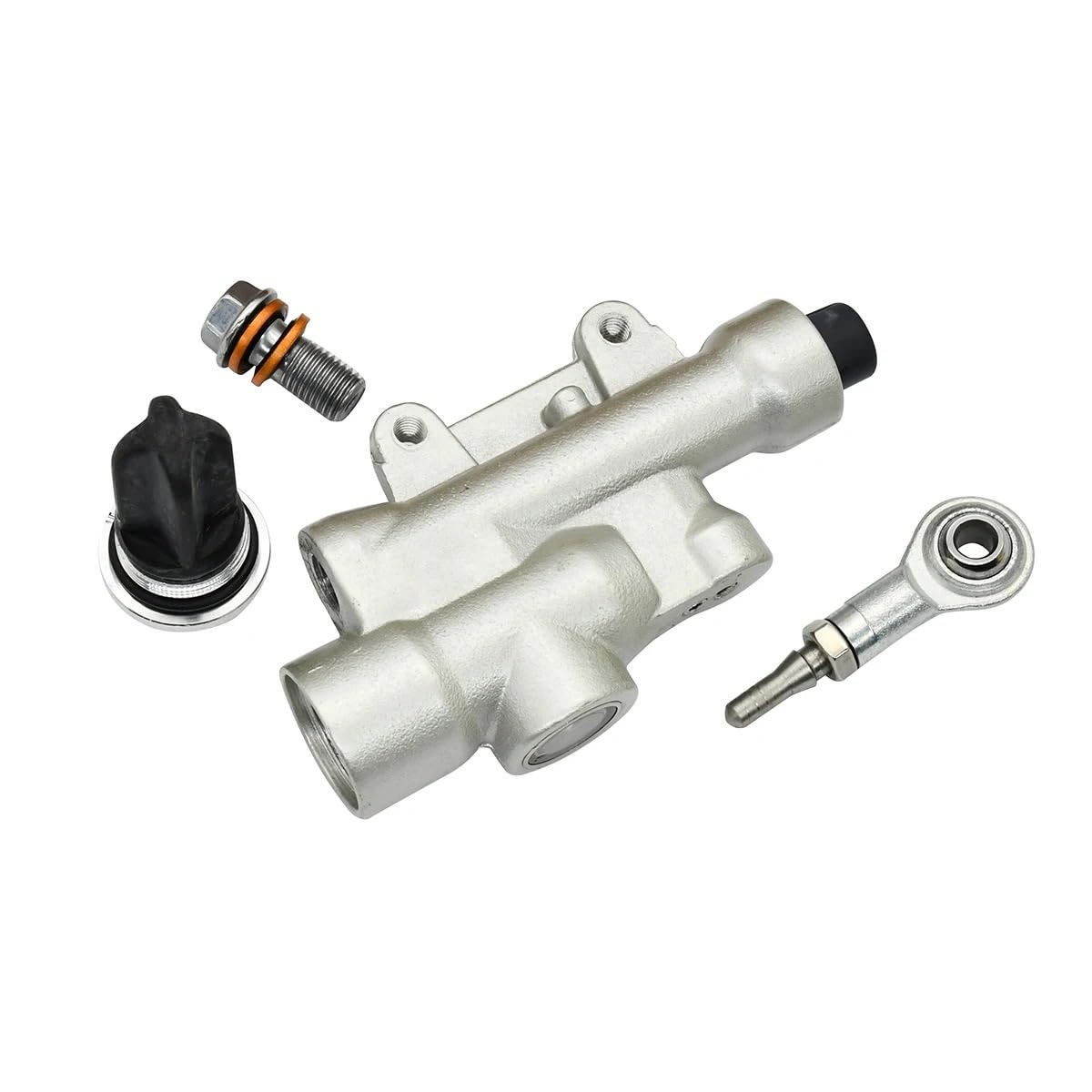 Motorrad Hydraulische Bremspumpe Motorrad-Hauptbremszylinder-Pumpe für Hinterradbremse, passend für K&TM XCW XCF-W EXC EXC-F SX SXF XC XCF Hinterradbremspumpe