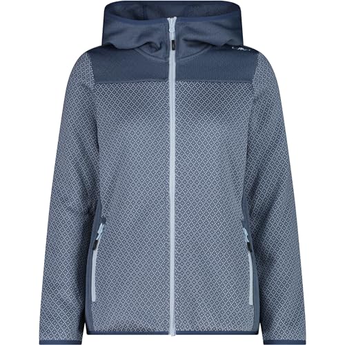 Veste hoodie CMP Femme bleu space sky en taille XS pour le sport