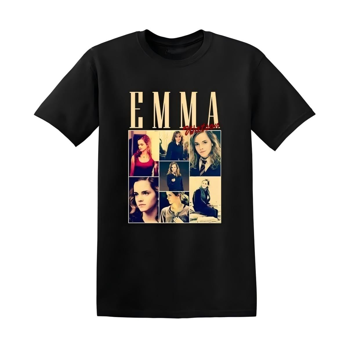A3ae3ed3aw Men's Black Emma-Watson-Collage-Shirt-Wounisex-Style-T-Shirt-Tee-Tshirt-1