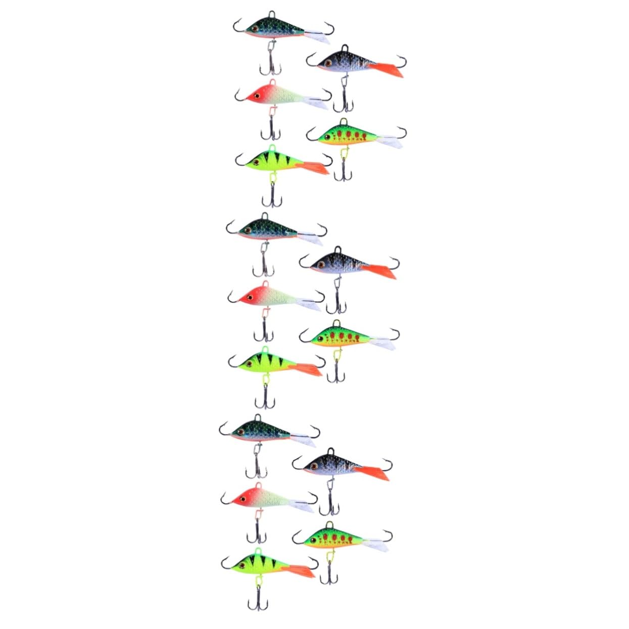 Toddmomy 3 Sets Hochfeste Haken 50 Mm 7 5 G Künstliche Angelköder Realistischer Bass-köder Für Wolfsbarsch Aspius Barsch 5 Stück X 3