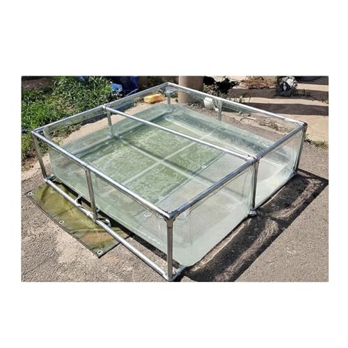 Piscine hors sol transparente gain de place montage sans effort