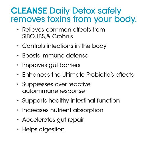 Cleanse - Daily Gut Detox - 1 Bottle - 120 Capsules - 30 Day Supply - Immunoglobulin G, A