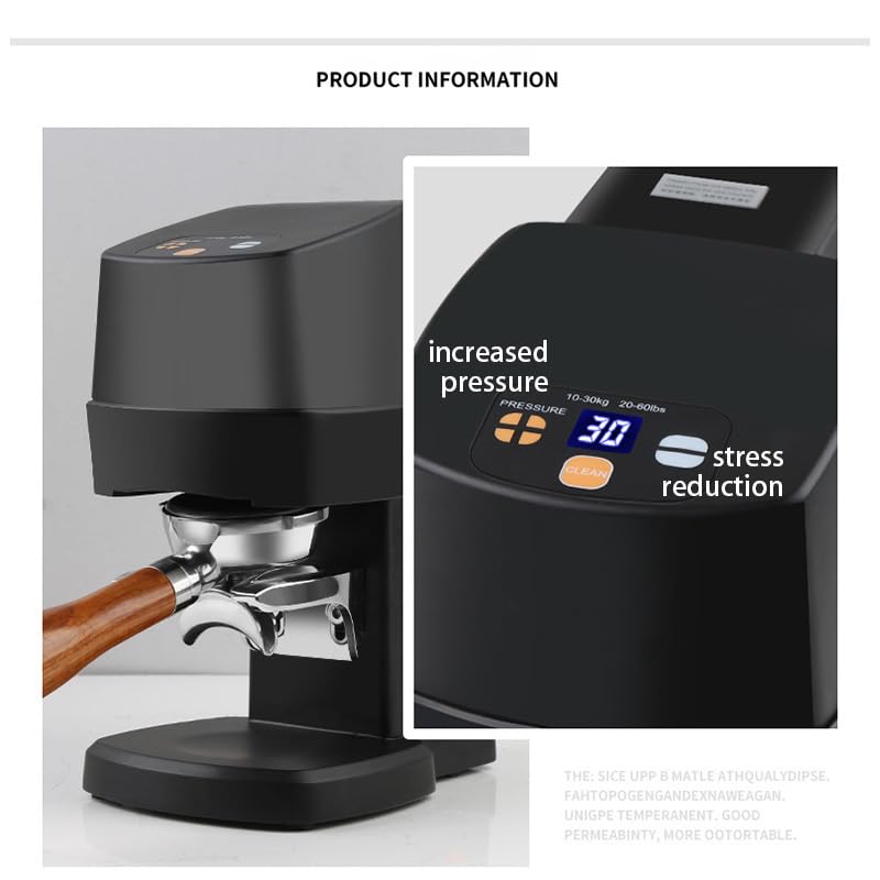 Machine à doseur automatique doseur à café de 58 mm réglable noir
