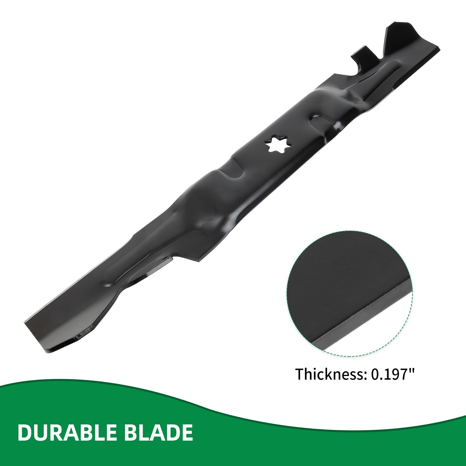 Amazon.com : wyevee 490-110-C188 Toothed Mulching Mower Blade