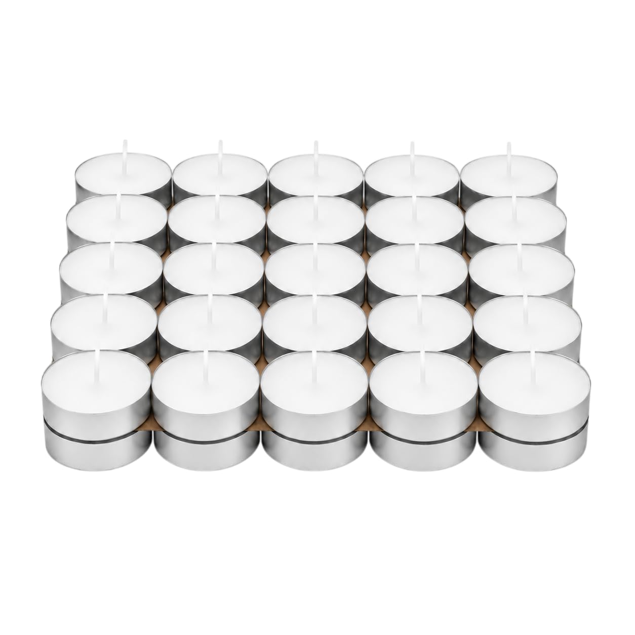 Unscented White Tealight Candles Long Burning Smokeless Tea Light Candles for Home Decor, Festivals, Diwali, Prayer, Spa, Aromatherapy, Wedding & Party Decoration (100 Pcs)-image-4