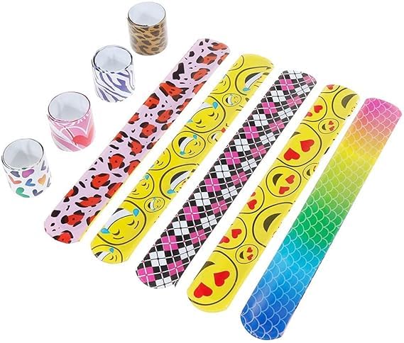 Daily Crafts 36 pcs Multi Items Party Favor Return Gift Sets for Kids Boys And Girls in Bulk| Slap Bands, Crazy Balls, Slinky Toys, Prank Toys 3