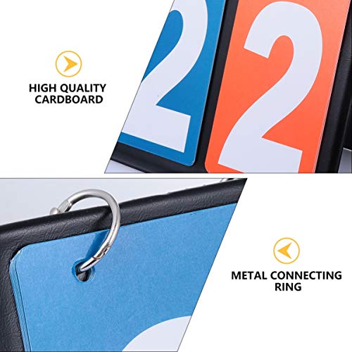 Besportble Score Flipper Basketball Score Keeper Table Top Scoreboard Portable 2-Digit Scoreboard For Sports Match Daily Use Outdoor Outside #TOP6