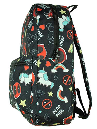 Bioworld-Marvel-Deadpool-Unicorns-And-Rainbows-Laptop-Backpack