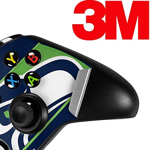 Skinit Decal Gaming Skin Compatible with Xbox One X Controller - Officially Licensed NFL Seattle Seahawks Zone Block Design
