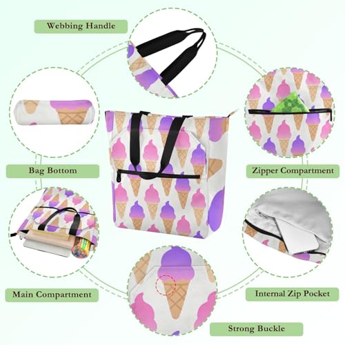 Bolsa de libros compacta con bolsillo externo con cremallera y diseño juvenil 5