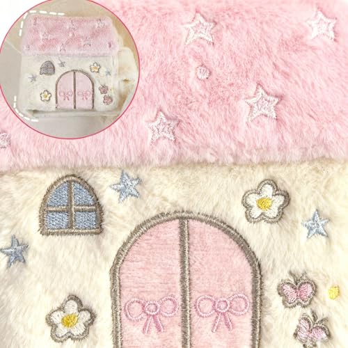 シール帳 バインダー【2025·新登場!もふもふの小さな家】 3穴 シール バインダー プリクラ帳 手帳 透明 シールバインダー ソフトカバーバインダー 小物整理 男女兼用 ギフトにも最適