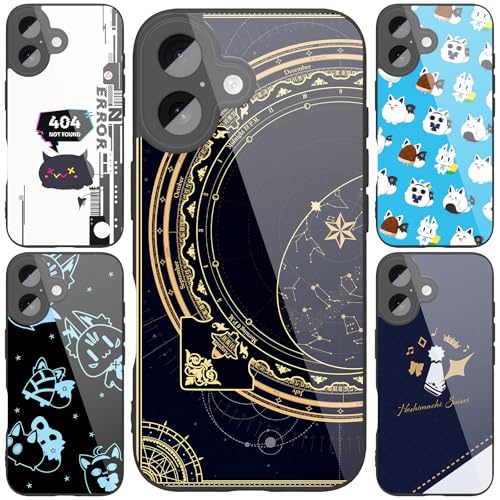 �X�}�z�P�[�X Vtuber ��phone16pro�t�̃K���X�^���C �X�}�z�J�o�[ �S�@��Ή� ���X�������� iPhone�g�уJ�o�[ 16pro�p �z�����C�u �����������K���X Mag Safe�Ή� ������� ���܂ق��[�� �ϏՌ� ���킢�� �h���P�[�X �J��