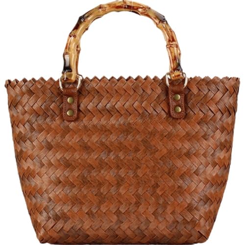 French Straw Handbag Woven Beach Shoulder Summer Bag Large Capacity Tote Bag for Beach and Daily Use