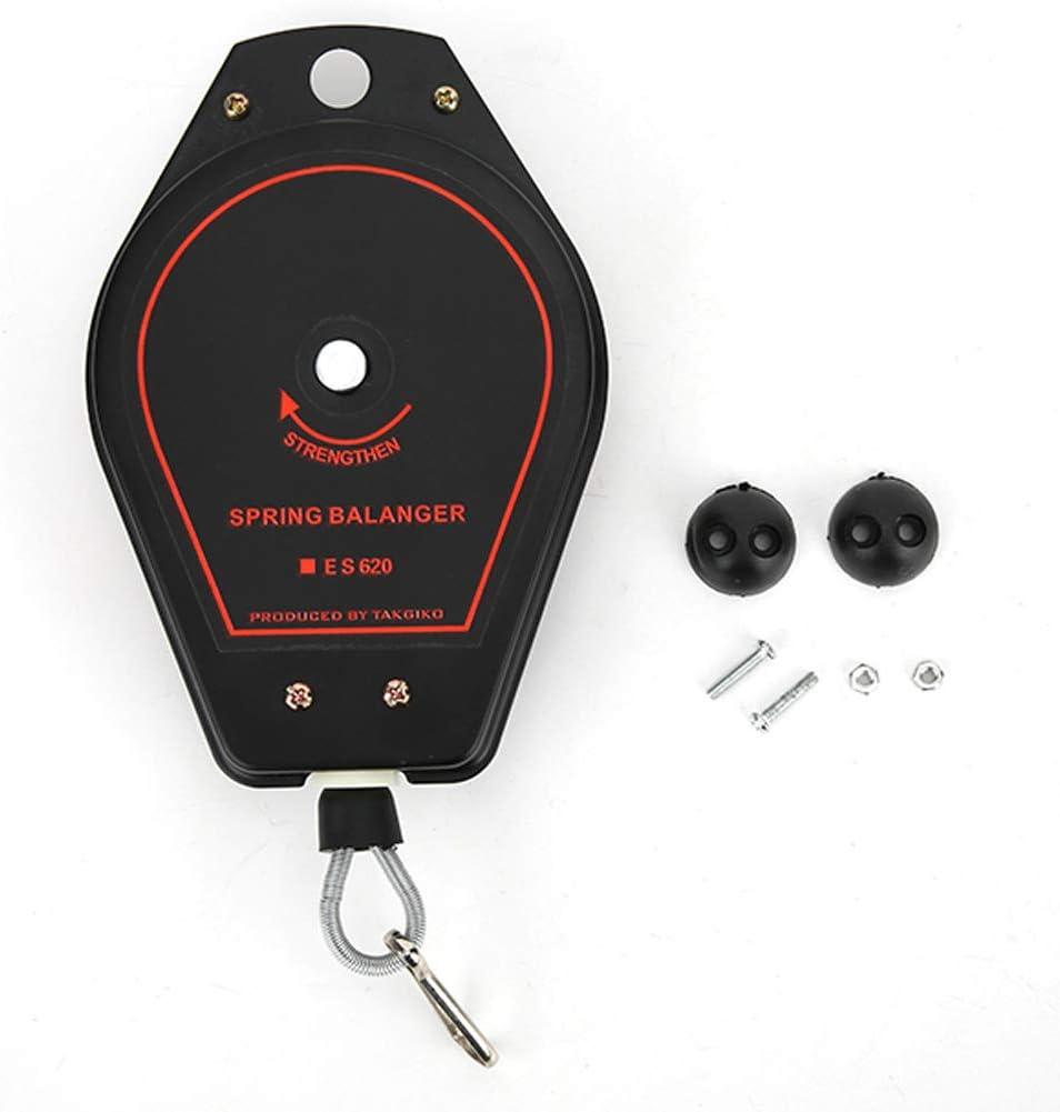 Spring Balancer Retractable Tool Hanger, Heavy Duty Tool Hanging Holder with Positioner, Adjustable Retractable Tool Balancer 0.6-2kg, Multifunctional Load Balancer Spring Balancer Retractable Tool