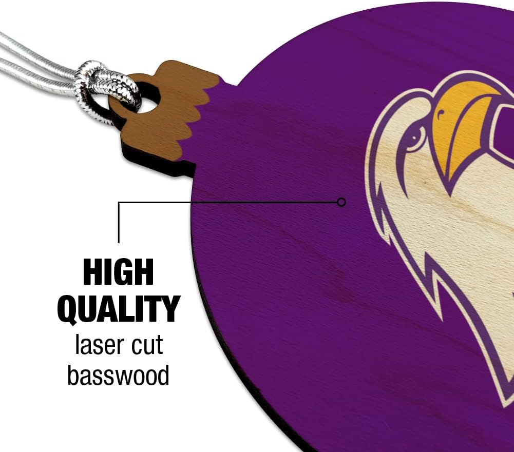 GRAPHICS & MORE Ashland University Primary Logo Wood Christmas Tree Holiday Ornament - Image 3