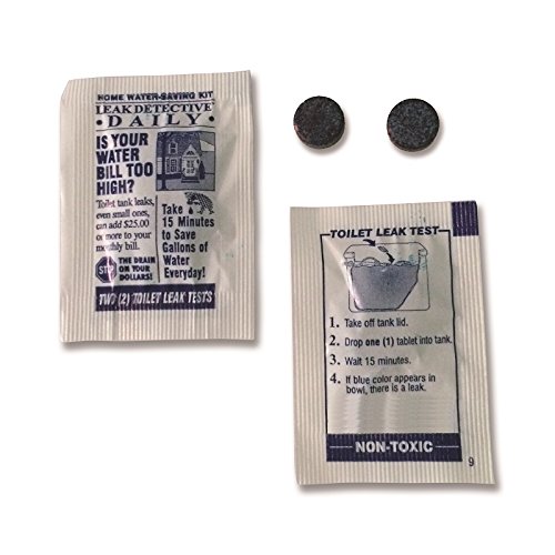Toilet Leak Detecting Dye Tablets, Detect Silent Toilet Leaks, Toilet