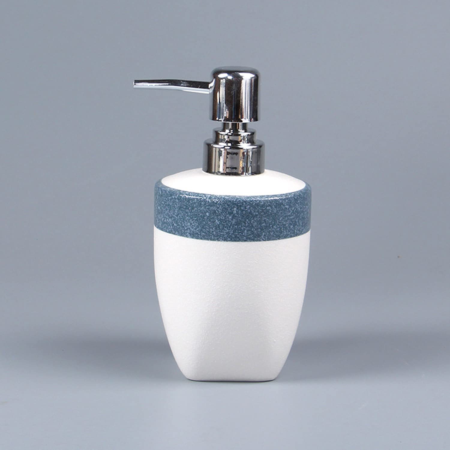 Set di Accessori per Il Bagno da 4 Pezzi Dispenser di Sapone Portaspazzolino Bicchiere Portasapone Completo per la Decorazione della casa dell'hotel Set di Accessori per Il Bagno,Blu