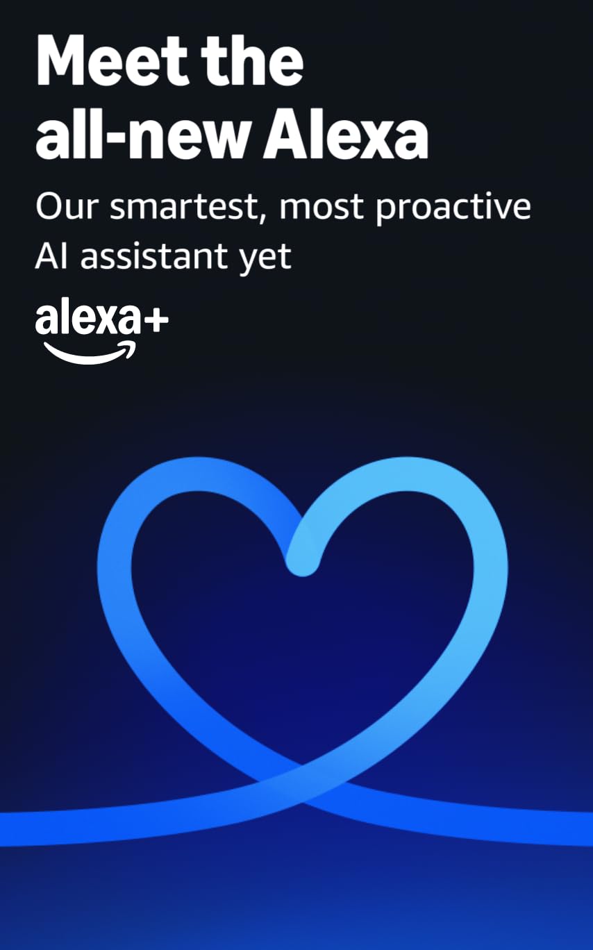 Amazon Echo Dot Max (newest model), Alexa speaker with room-filling sound and built-in smart home hub, designed for Alexa+, Glacier White