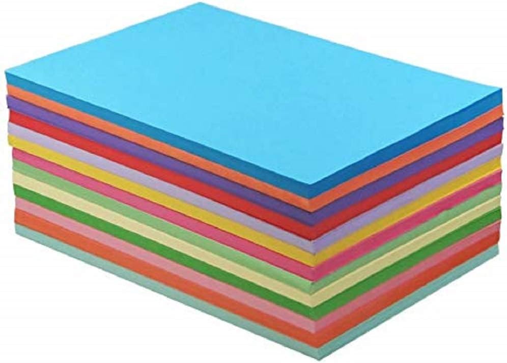 AmazDeal$ 100 pcs A4 Sheets Square Double Sided Colored Origami Folding Lucky Wish Paper DIY Craft