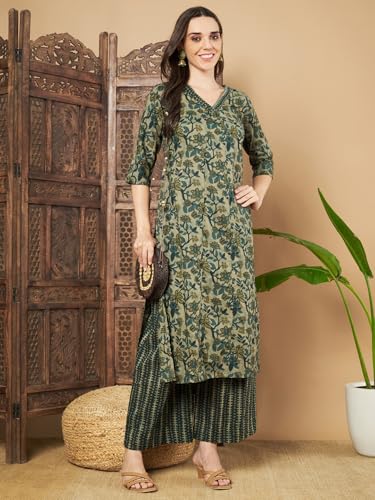 Image of COTLAND Fashions Kurta Set with Palazzo