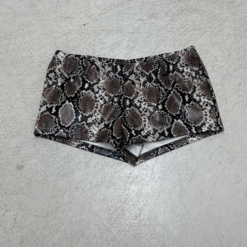 Ensemble top œillets fourrure et short léopard extensible