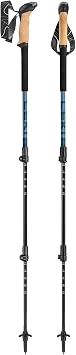 LEKI Makalu Cork Lite Aluminum Adjustable Lightweight Walking Poles for Trekking & Hiking