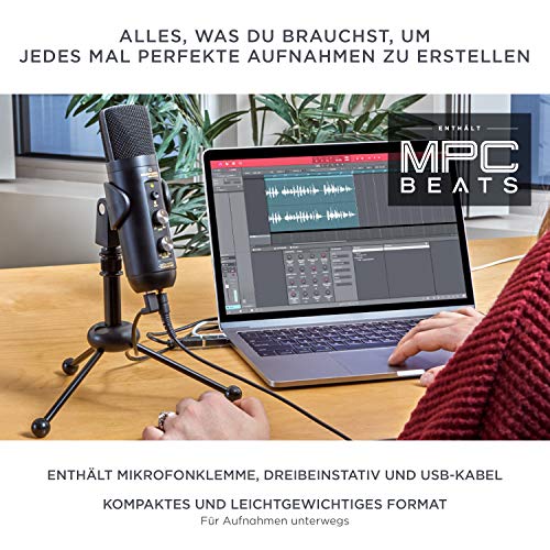Marantz Professional MPM-4000U - USB Podcast Mikrofon mit integrierten Mixer, Interface und Kopfhörerausgang für Podcast… – Bild 6