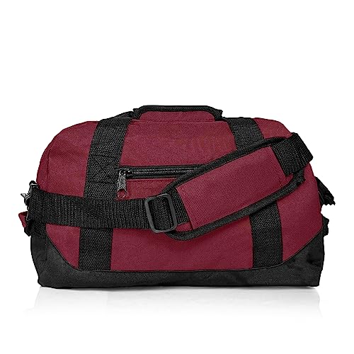 Image of DALIX 14 inch Small Duffle Bag Two Toned Gym Travel Bag