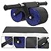 PAMINGONO 1set Two-wheel Abdominal Fitness Roller with -skid Wheels for Deep Muscle Training for All Levels of Workout Enthusiasts
