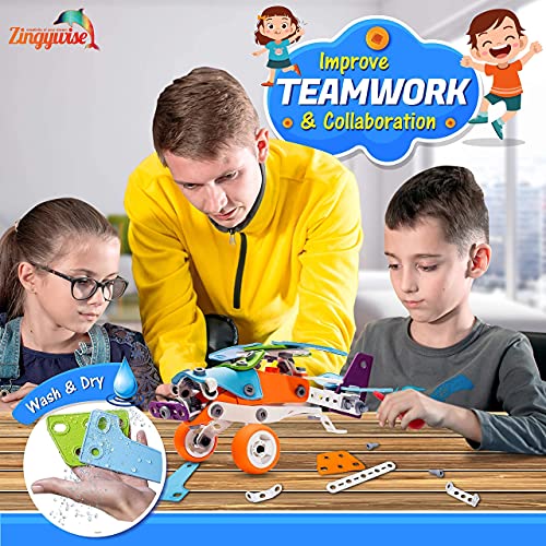 Stem Building Toys For 7-12 Years Old Boys Girls 7-In-1 Models Kids Love To Build And Play 171Pcs Construction Set With Engineering Activity Kit Educational Toys For 6 7 8 9 Fun Birthday Gift #TOP5