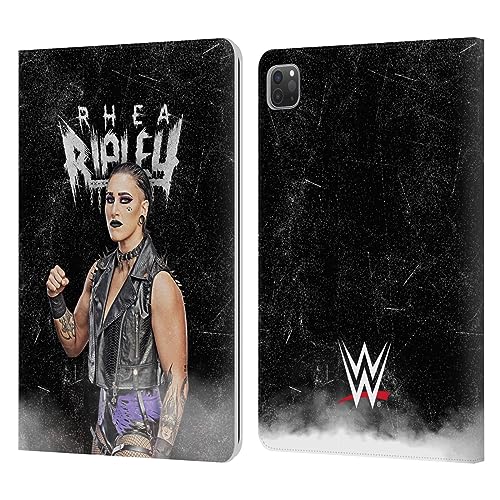 Head Case Designs Officially Licensed WWE Portrait Rhea Ripley Leather Book Wallet Case Cover Compatible with Apple iPad Pro 11 2020/2021 / 2022