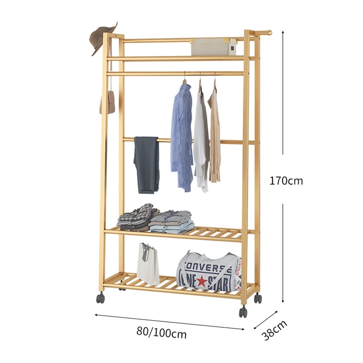 Amazon.co.jp: ハンガーラック パイプハンガー 頑丈 大容量 衣類収納