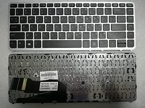 SOUTHERNINTL HP EliteBook 745 840 850 G1 G2 US �L�[�{�[�h�p �V���o�[�t���[�� 776474-001 736658-001 (�}�E�X�|�C���g�Ȃ��o�b�N���C�g�Ȃ�)